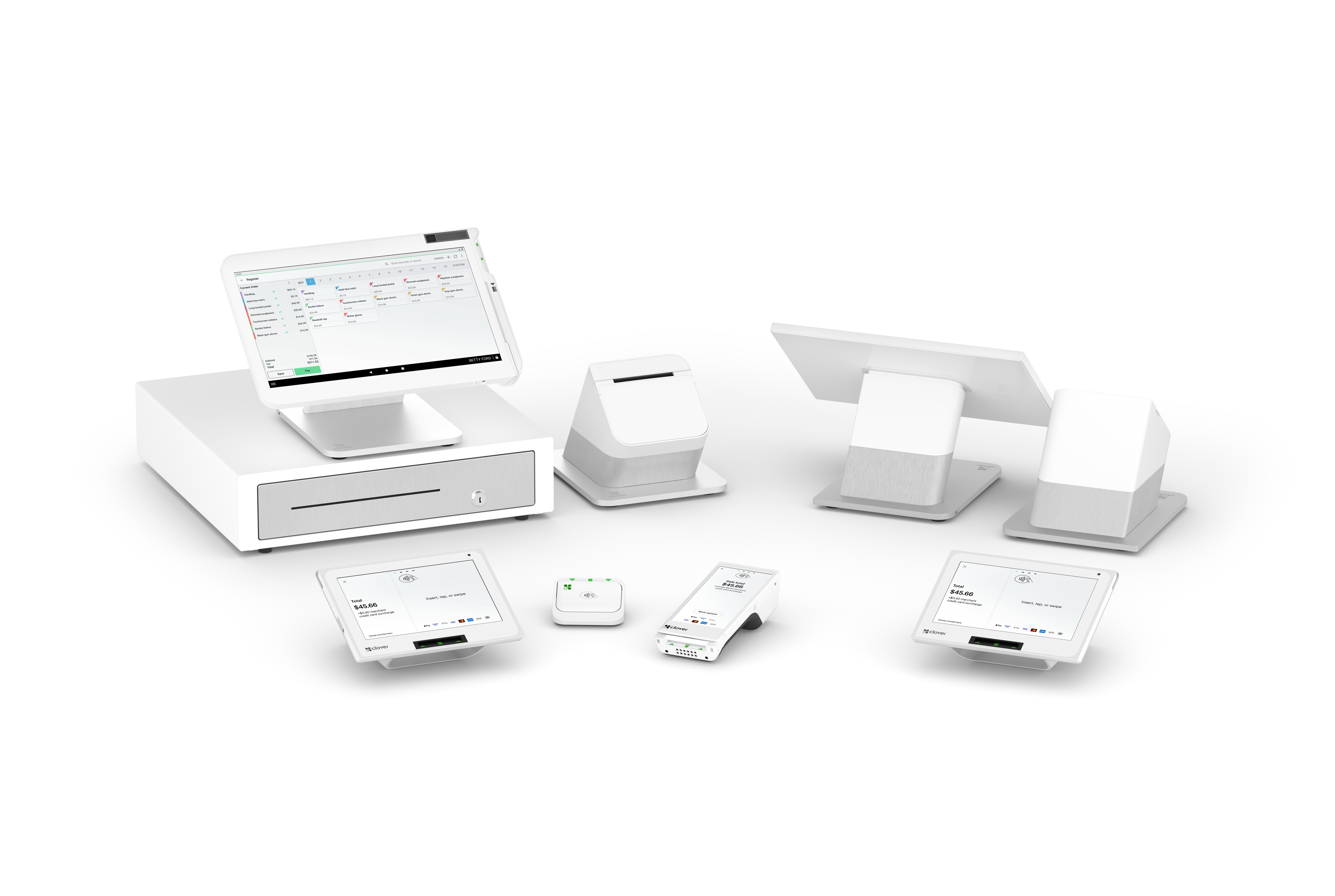Clover point-of-sale devices